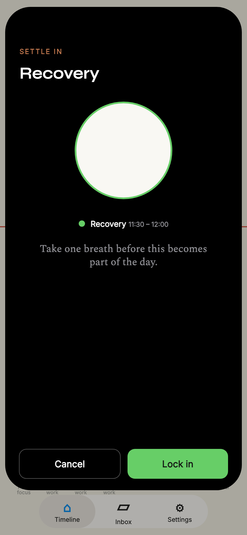 ChronoZero mobile app